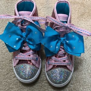 Jojo Siwa girls sequin sneaker high tops